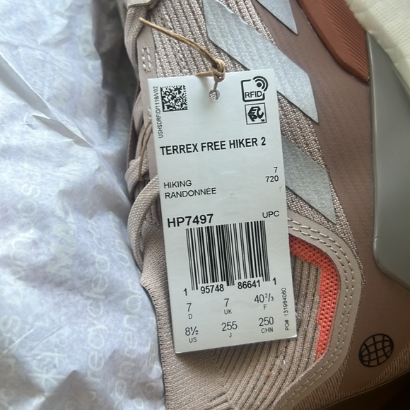 Adidas Terrex Hiking boots mauve women size 8.5 - Picture 5 of 6